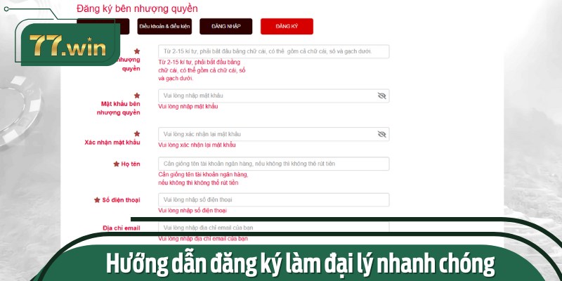 Hướng dẫn đăng ký làm đại lý nhanh chóng và dễ dàng