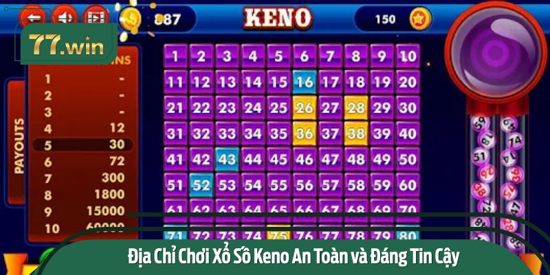 Địa Chỉ Chơi Xổ Số Keno An Toàn và Đáng Tin Cậy