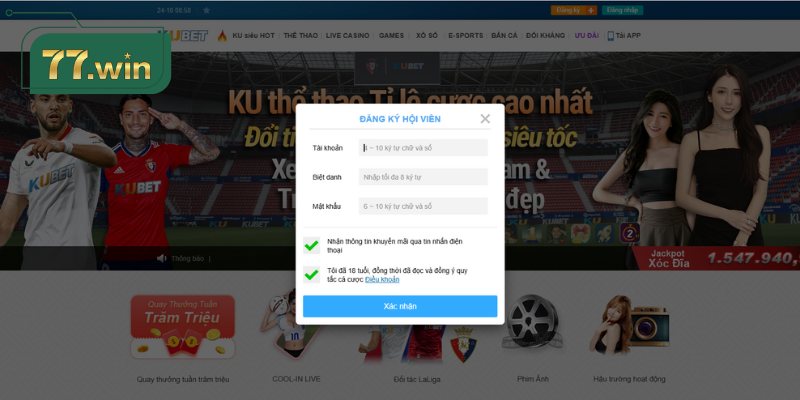 Các bước cơ bản để bắt đầu chơi đá gà trên KUBET77